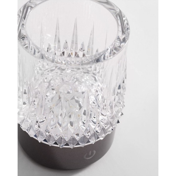 Настольная лампа Zuma Line 5905316667716 Crystal LED 1x1W 3000K 110Lm IP20 черная - фото №4