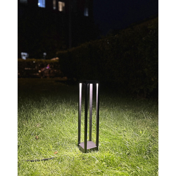 Вуличний світильник Nowodvorski 8145 Structure LED 1x13W 3000K 820Lm IP54 Чорний - фото №4