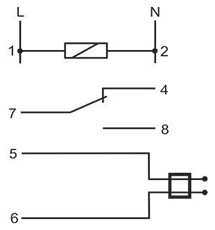 Реле контролю рівня рідини F&F PZ-828 RC B 2S - фото №4