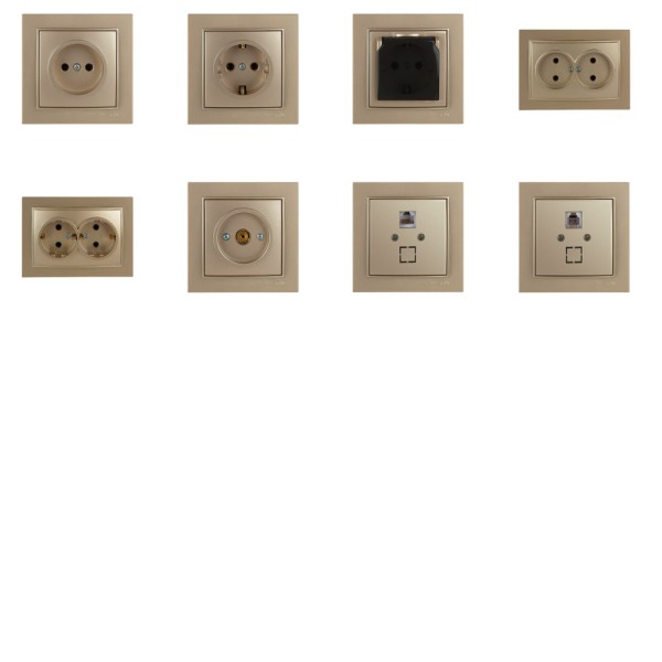 Розетка Nilson Thor золото телефонна ( 27151040 ) - фото №1