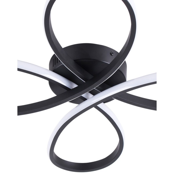 Люстра Goldlux 331816 Fiore LED 1x42W 4000K 5000Lm IP20 черная - фото №2