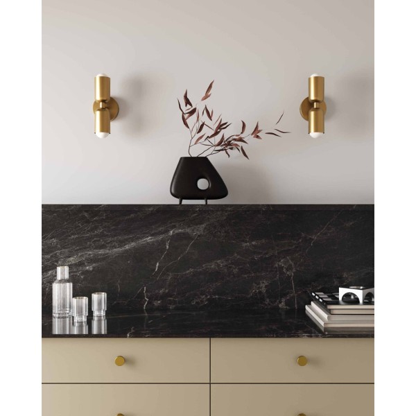 Бра, настінний світильник Pikart 35639-4 E14 2x7W IP20 латунний - фото №1