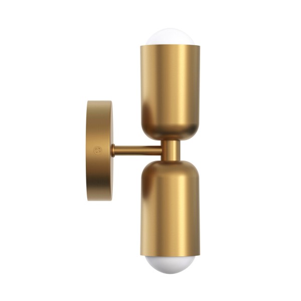 Бра, настінний світильник Pikart 35639-4 E14 2x7W IP20 латунний - фото №2