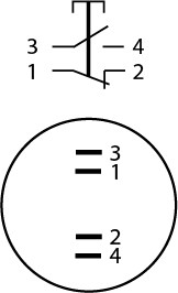 Металева кнопка Аско-Укрем TYJ 22-221 1NO+1NC (A0140010126) - фото №5