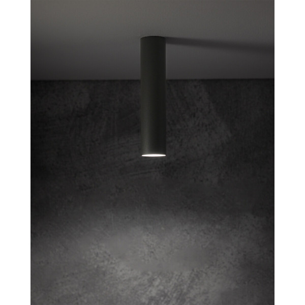 Точечный светильник Nowodvorski 10884 Fourty S GU10 1x10W IP20 темно-серый - фото №1