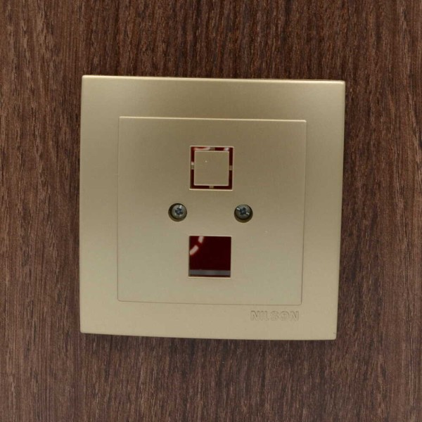 Розетка Nilson Touran золото комп'ютерна без модуля ( 24151042 ) - фото №3