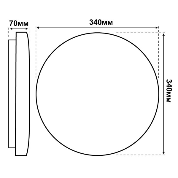 Світильник LED smart SKY 30W 3000-6000K IP20 круг ( 210103 ) - фото №8