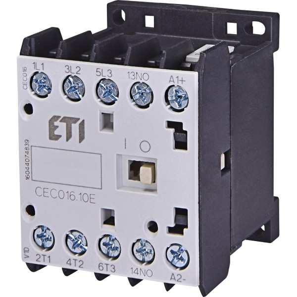 Мініатюрний контактор ETI 004641090 CEC 16.10-230V-50/60Hz (16A; 7.5kW; AC3)