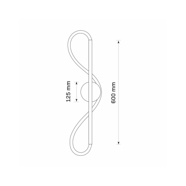 Бра, настінний світильник Goldlux 327994 Emma Led 1x19W 4000K 2230Lm IP20 Золотий - фото №4