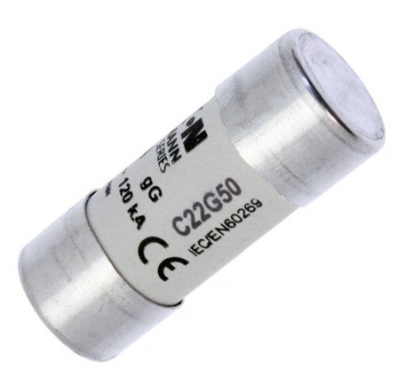 Плавкий предохранитель Eaton Moeller Cylindrical fuse 22x58 50A GG 690V AC