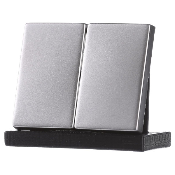 Клавиши для 2-клавишных выключателей нержавеющая сталь Berker K.5 - фото №1