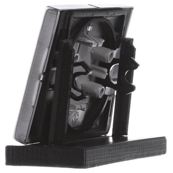 Клавиши для 2-клавишных выключателей нержавеющая сталь Berker K.5 - фото №3