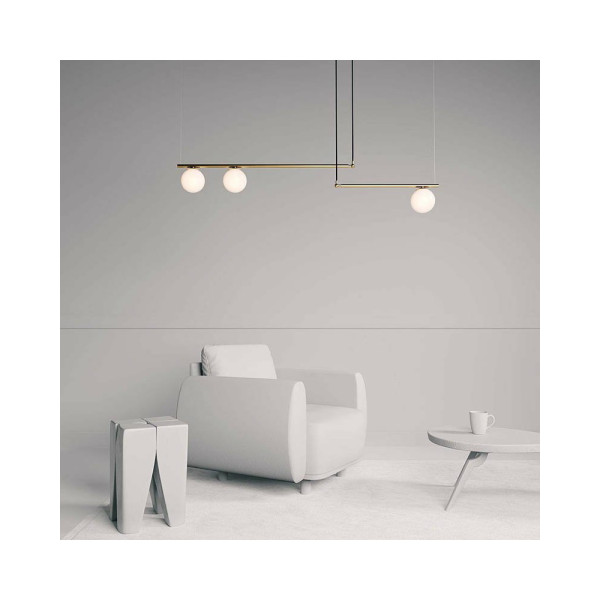 Підвісний світильник, люстра Pikart 24881-1 Iris G9 3x60W IP20 - фото №2