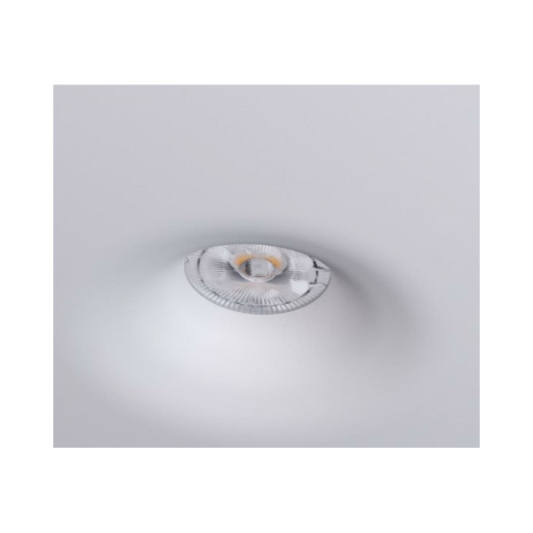 Гіпсовий точковий врізний світильник Kloodi KD-GIPS SQ120 H45 GU10 1x10W IP20 Wh - фото №1