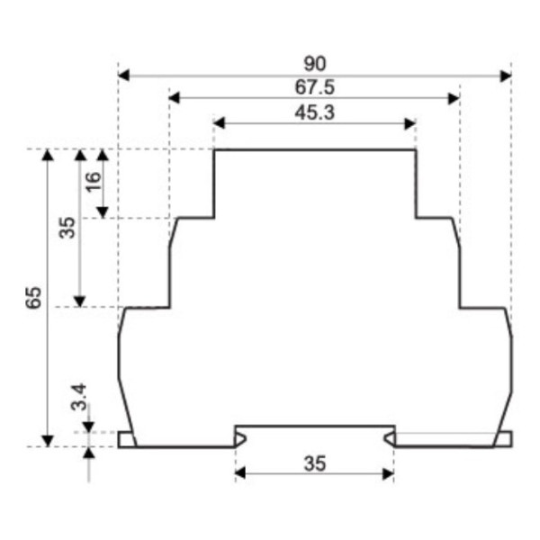 Багатофункціональне реле часу ETI 002470071 CRM-93 H 230V (3x8A AC1) - фото №3