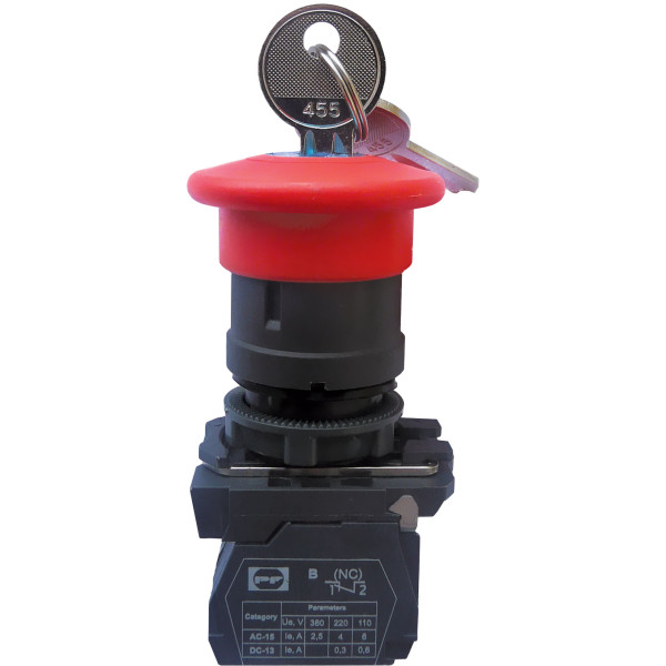 Кнопка Promfactor FP5-AS142 1NC червона (FP5-AS142)