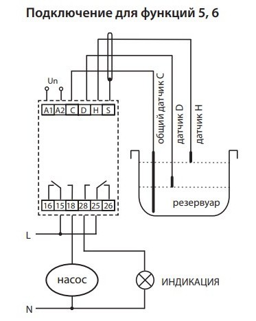 Реле контролю рівня рідини Eti HRH-8 230В 2x16A AC1 (2470293) - фото №3