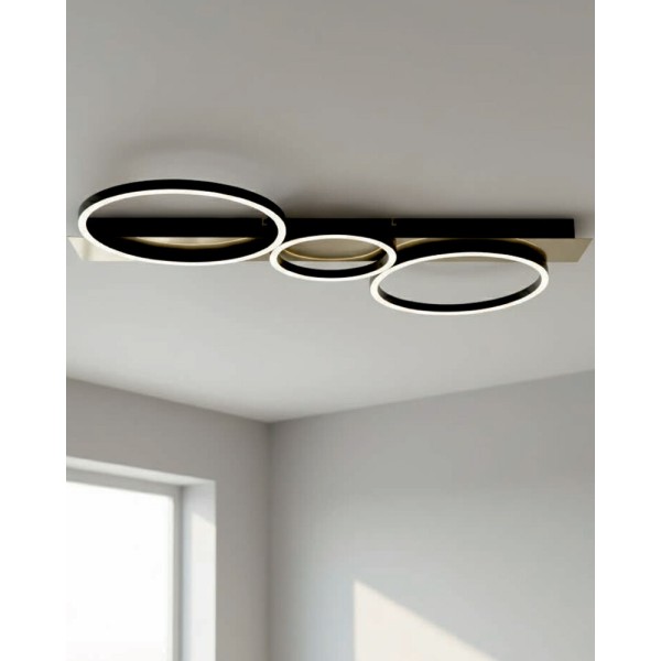 Люстра Zuma Line 5905316670785 Primo LED 1x33W 4000K 1800Lm IP20 черная - фото №1