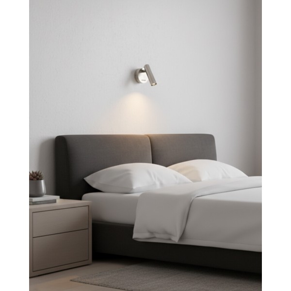 Бра, настінний світильник Kloodi WA-PIANO R110 3K CH LED 1x3W 120Lm IP20 хром - фото №2