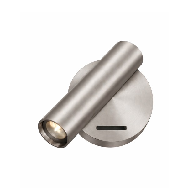 Бра, настінний світильник Kloodi WA-PIANO R110 3K CH LED 1x3W 120Lm IP20 хром - фото №3