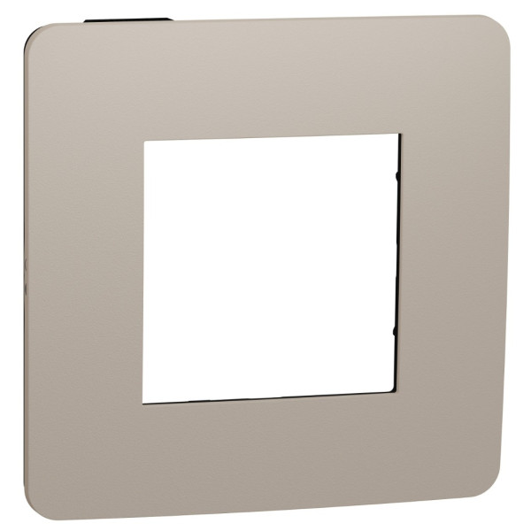 Однопостова рамка Schneider Electric NU280228 (пісочний/антрацит)