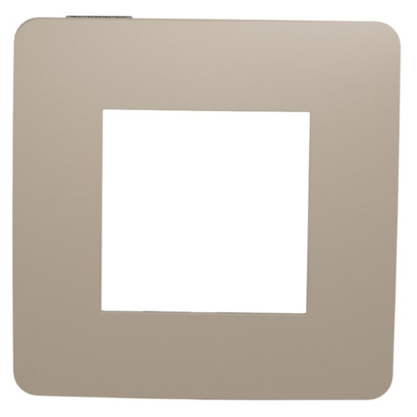 Однопостова рамка Schneider Electric NU280228 (пісочний/антрацит) - фото №1