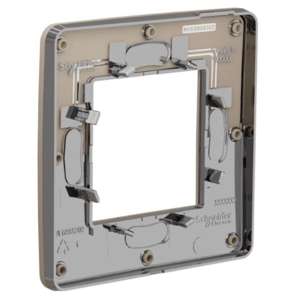Однопостова рамка Schneider Electric NU280228 (пісочний/антрацит) - фото №3