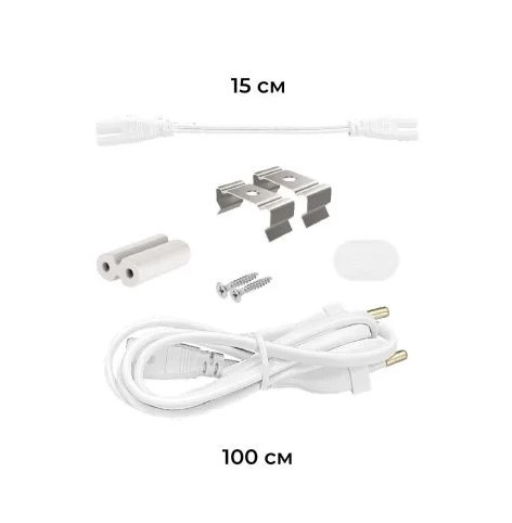 Лінійний світильник Maxus T5 10Вт 4100K 600мм з кнопкою (1-MT5-0610) - фото №1