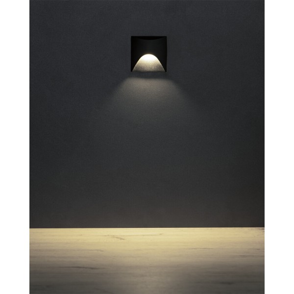 Светильник для подсветки лестницы/коридора Kanlux 39139 Exin LED 1x2.5W 4000K 50Lm IP65 черный - фото №1