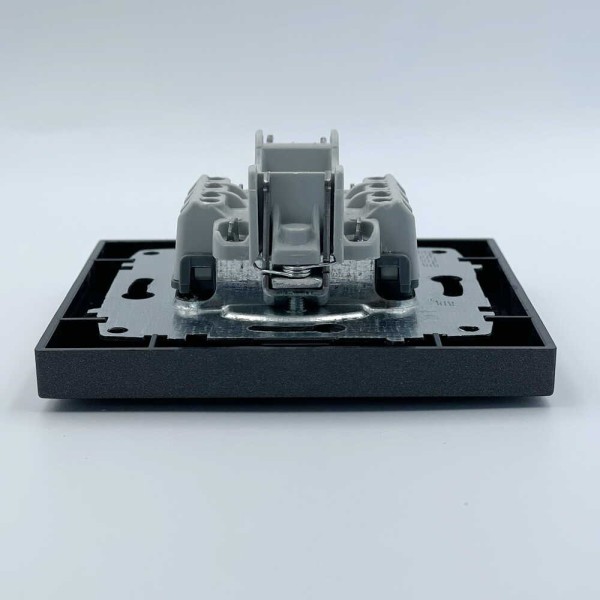 Вимикач EL-BI VEGA антрацит матовий 1-кл ( 510-016700-200 ) - фото №3