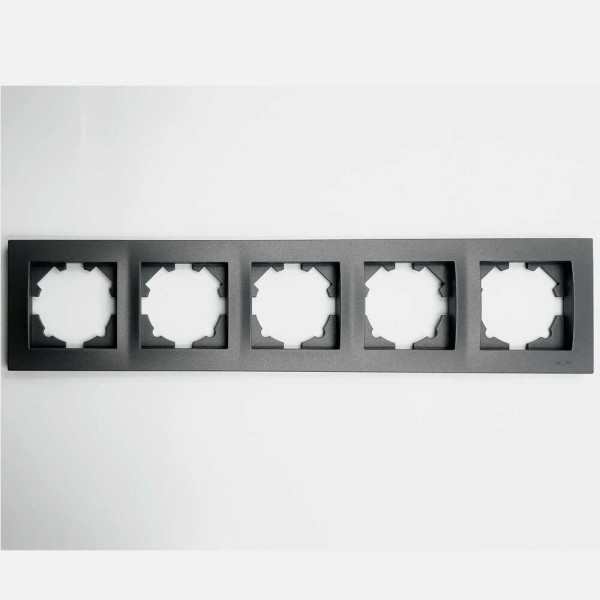 Рамка EL-BI VEGA антрацит матовий 5-на ( 510-016700-250 )