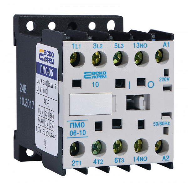Мініконтактор Аско-Укрем ПМ 0-06-10 M7 220В LC1-K0610 (A0040010037)