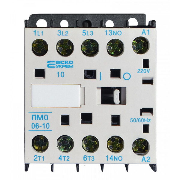 Мініконтактор Аско-Укрем ПМ 0-06-10 M7 220В LC1-K0610 (A0040010037) - фото №1