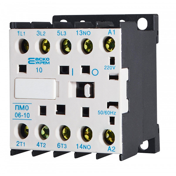 Мініконтактор Аско-Укрем ПМ 0-06-10 M7 220В LC1-K0610 (A0040010037) - фото №2