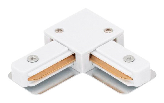 З'єднувач трекових шинопроводів Evrolight 42821 L-форма (білий)
