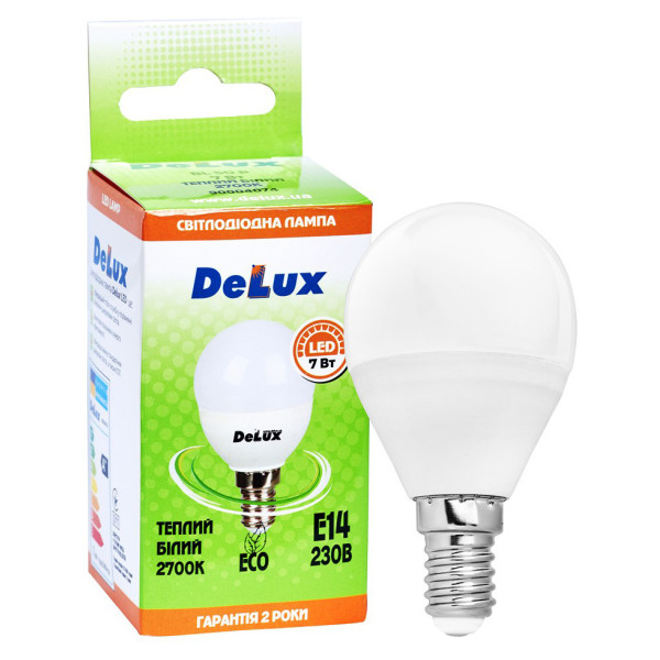 Светодиодная лампа DELUX BL50P 7Вт 2700K 220В E14 - фото №1