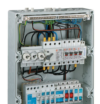 Щит навесной AK 24, 2-х рядный, под 24 автом. выкл - фото №1