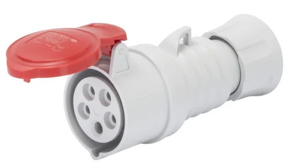 Переносний роз`єм GEWISS IP44 3P+N+E 32A 400В (GW62020H)