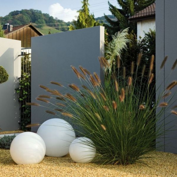 Светильник садово-парковый Violux SFERA 250мм белый 40W Е27 IP44 ( 500130 ) - фото №4