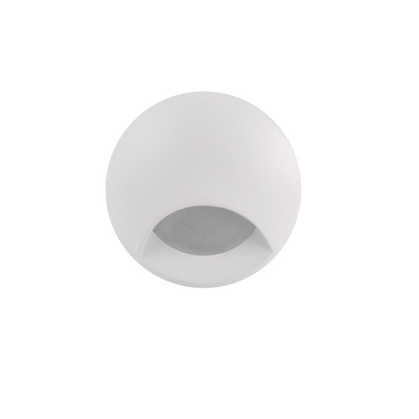 Светильник для подсветки лестницы/коридора Goldlux 313676 Q1 Led 1x3W 4000K 40Lm IP44 WH - фото №1