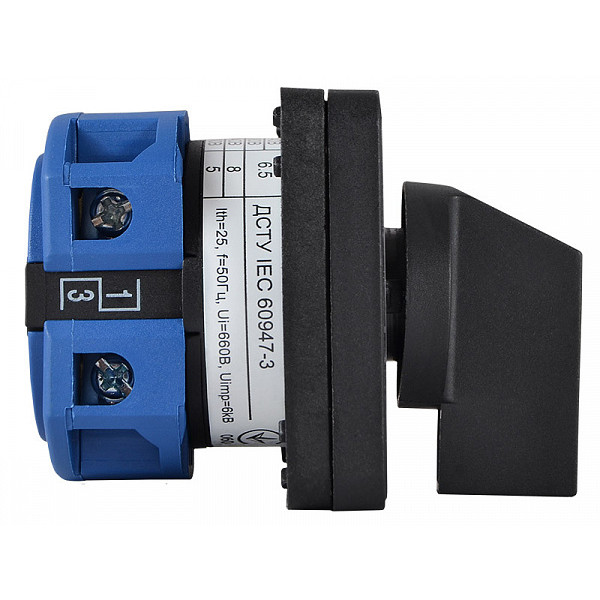 Пакетный переключатель Аско-Укрем ПКП SBI 0-1 2 полюса 25A/1.822 (A0110010056) - фото №1