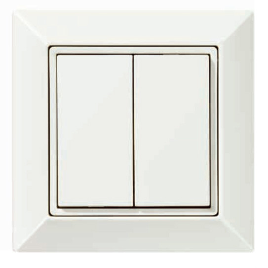 Настенная беспроводная кнопка Finder YESLY 4 канала Bluetooth белая (013B9) - фото №1