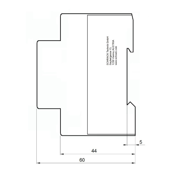 Контактор 40А 2НО+2НЗ 230В AC Schrack - фото №1