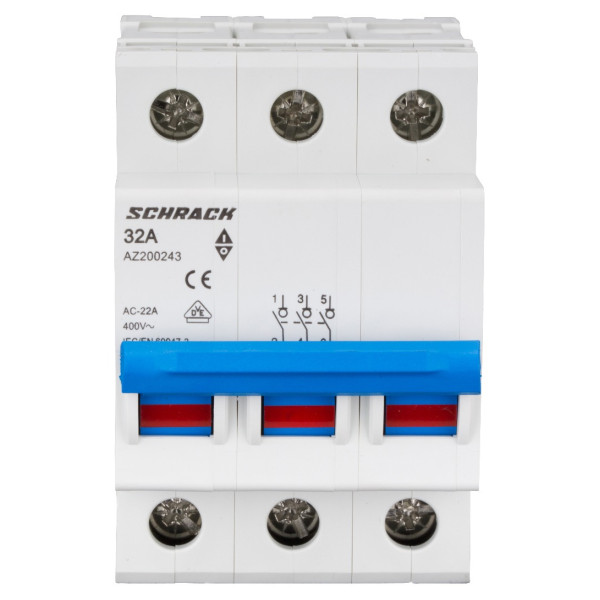Вимикач навантаження Schrack AZ200243 32А 3P - фото №1