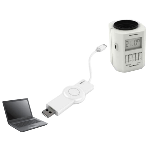 Термоголовка для радіаторів Elko-Ep ATV-1 (цифрова, автономна) - фото №2