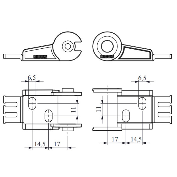 Гнучкий кабель-канал EMAS HKP020025R3A 20х25 (1м) - фото №1