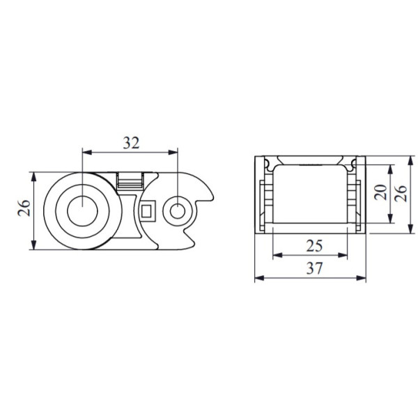 Гнучкий кабель-канал EMAS HKP020025R3A 20х25 (1м) - фото №2