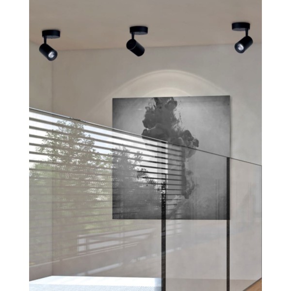 Светильник поворотный, спот Nowodvorski 8994 Iris LED 1x7W 3000K 530Lm IP20 черный - фото №1