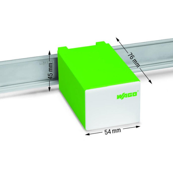 Выдвижная секция потайного хранения Wago 709-591 на DIN рейку в модульный щиток - фото №3