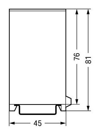 Выдвижная секция потайного хранения Wago 709-591 на DIN рейку в модульный щиток - фото №4